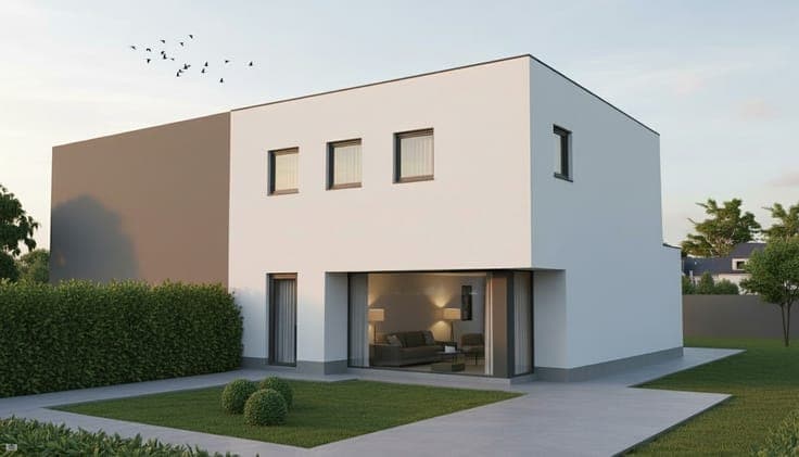 Nieuw te bouwen halfopen bebouwing te Roosdaal