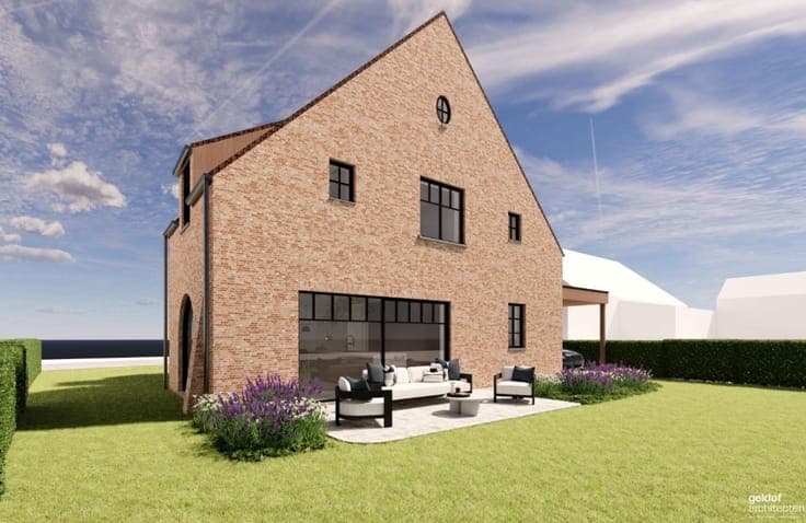 Casco nieuwbouwvilla in landelijke stijl te Gits