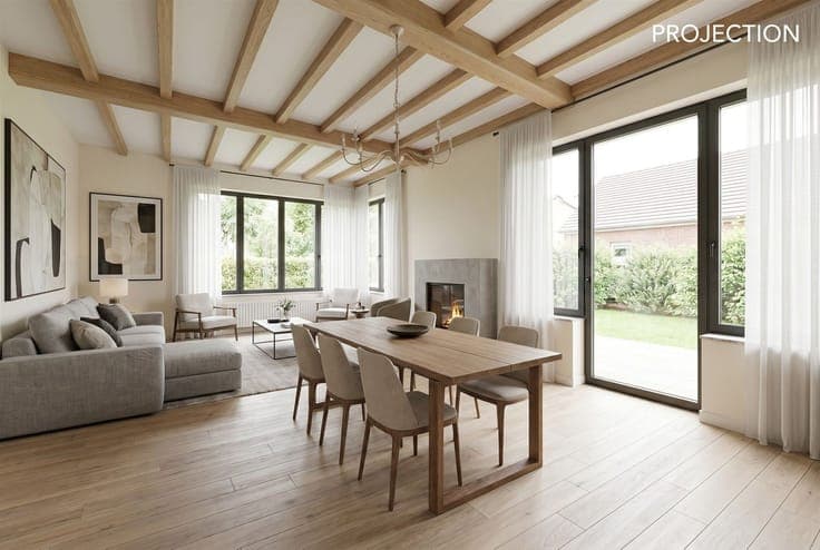 Jolie maison 4 f., 4 ch+ bureau, possibilité de plain pied.