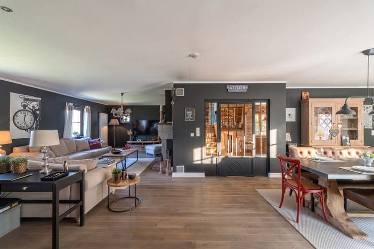 Achêne (Ciney) - Contemporary villa with professional space
