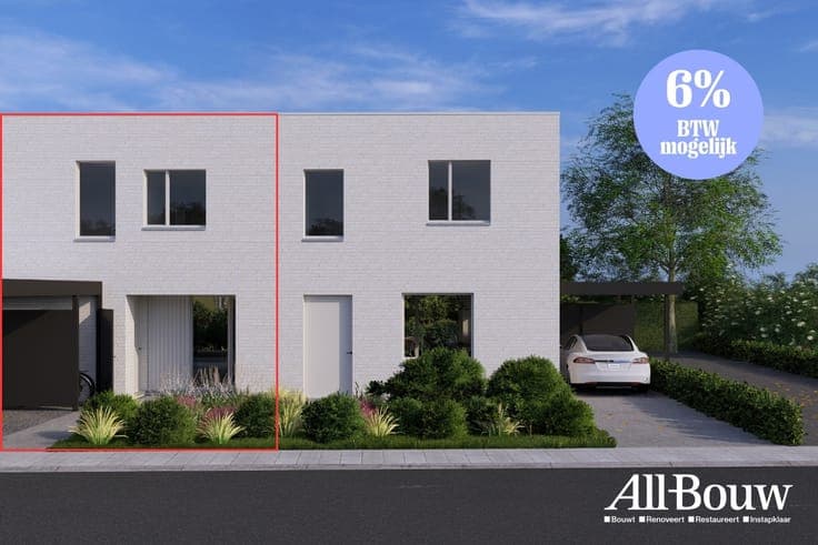 Instapklare nieuwbouwwoning met 3 slaapkamers