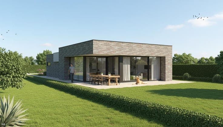 Nieuw te bouwen open bebouwing te Jabbeke