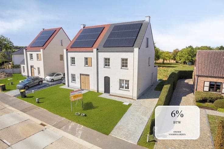 NIEUWBOUWWONING AAN 6% BTW - 4 SLPKS - E-PEIL 4!