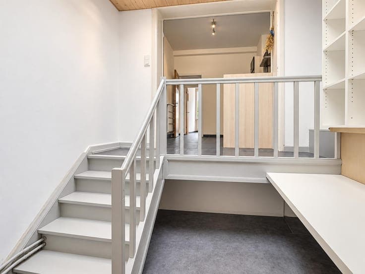 Mixed-use building with shops and duplex apartments – just s