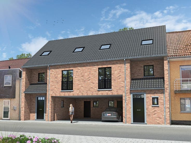 NIEUWBOUWWONING MET ZUIDGERICHTE TUIN & PARKEERPLAATS TE ...