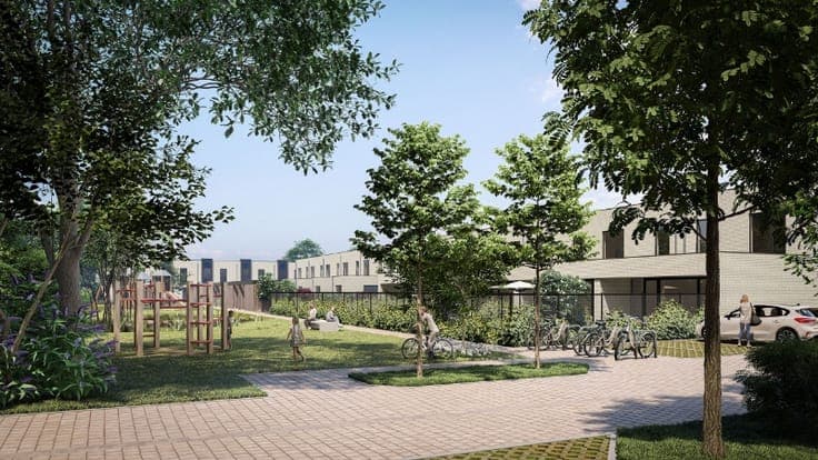 Nieuwbouwwoning in doodlopend straatje Annie Van Bosstrae...