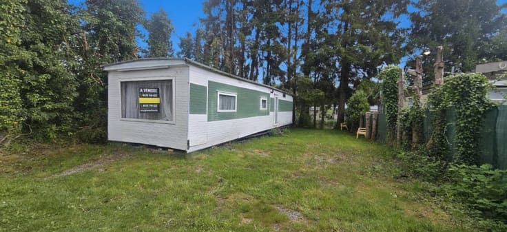 Residential caravan with land and pond view