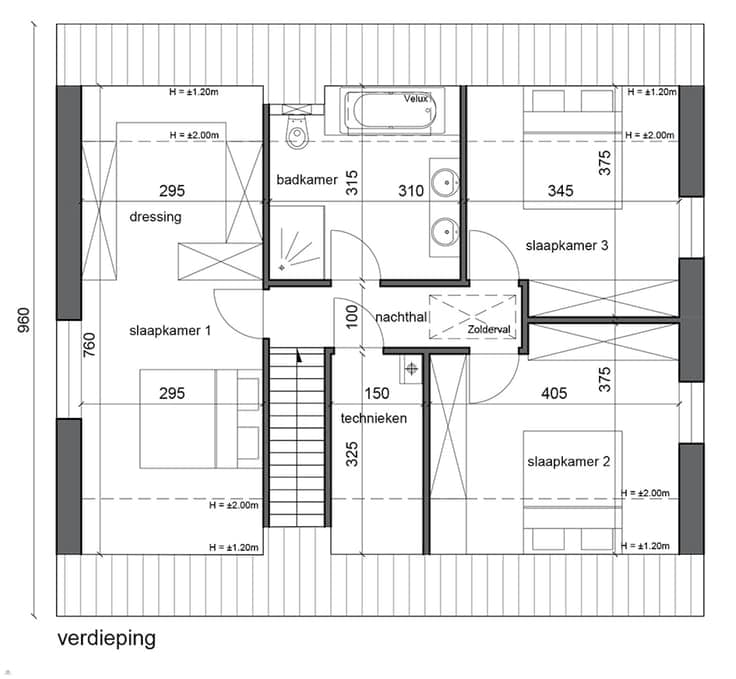 Nieuw te bouwen open bebouwing te Izegem