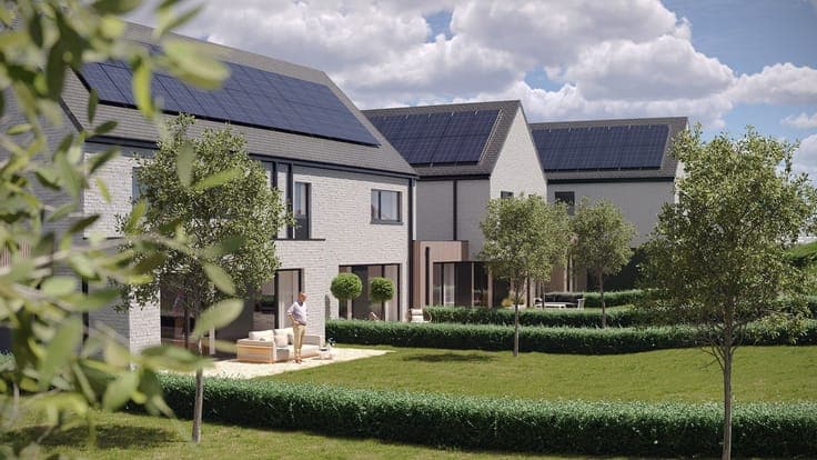 6 new homes 150 to 200m² in size
