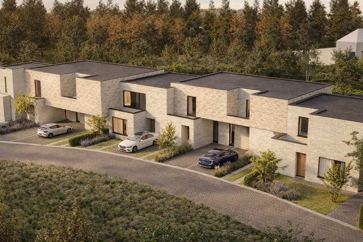 Zeven woningen, discreet verscholen in het groen – Een verbo