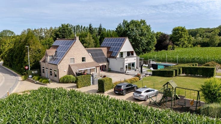 Unique estate with home and 4★ holiday house – Flemish Arden