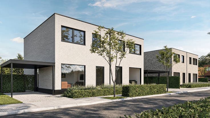 Afgewerkte energiepositieve (EPC -18) nieuwbouwwoning