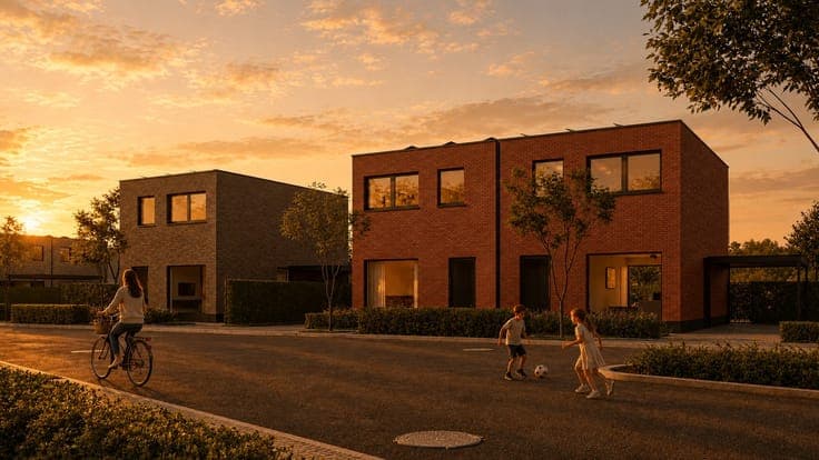 Afgewerkte energiepositieve (EPC -18) nieuwbouwwoning
