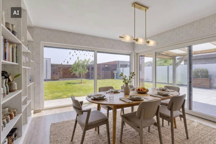 Renovated, energy-efficient bungalow with sunny garden near