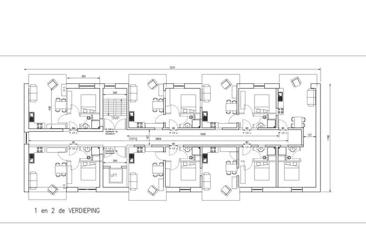 Investment property with 14 recognized flats+ 18 parking