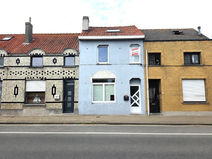 Rijwoning met 3 kamers en zongericht terras te Bredene.