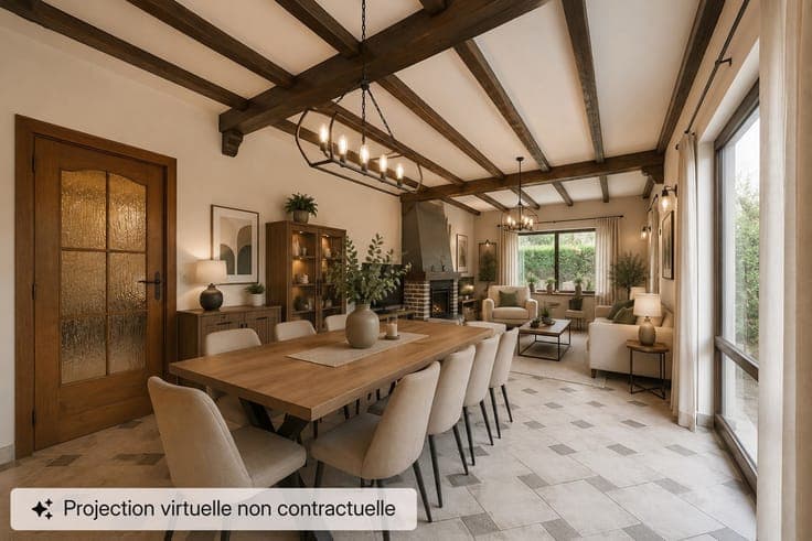 Villa 4 façades avec piscine et sauna à Jumet