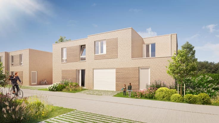 Residential project BegijnHof in the village of Astene.