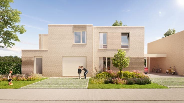 Residential project BegijnHof in the village of Astene.
