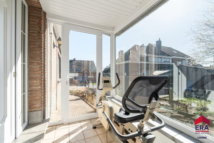Home to modernise with garage, garden and open green view