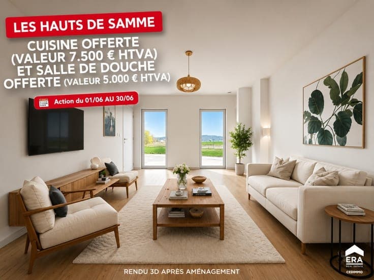 NEW 3-FRONTED HOUSE 3 BEDROOMS ON 4 ARES - PEB A
