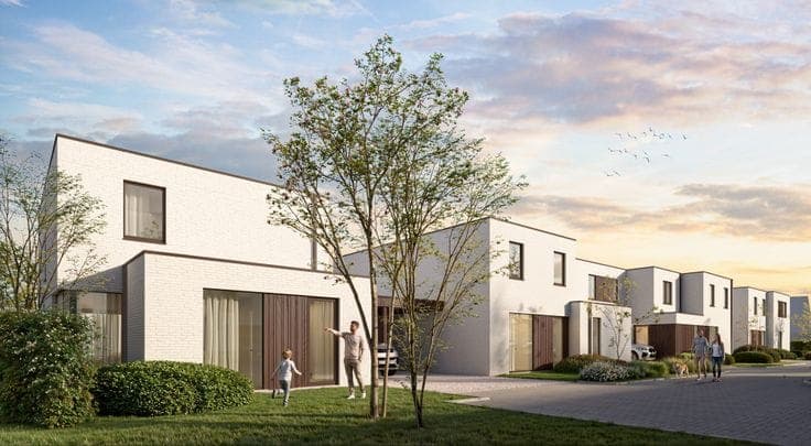 New-build project with 17 homes in Stene, Ostend