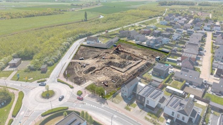 New-build project with 17 homes in Stene, Ostend