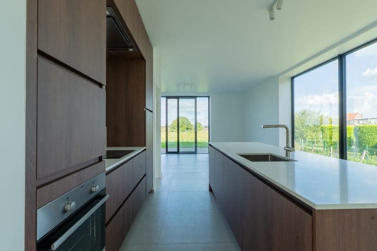 Modern Newly Built Home with 3 bd. , Garden and Open Views