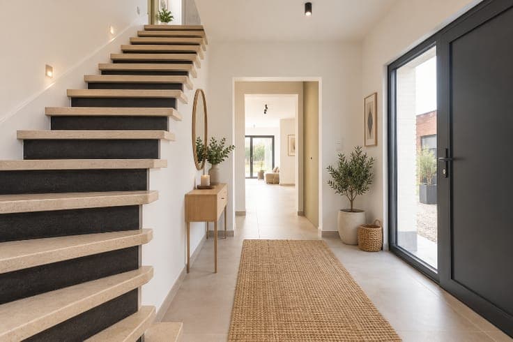 Instapklare, halfopen woning met 5 slaapkamers, bureau, t...