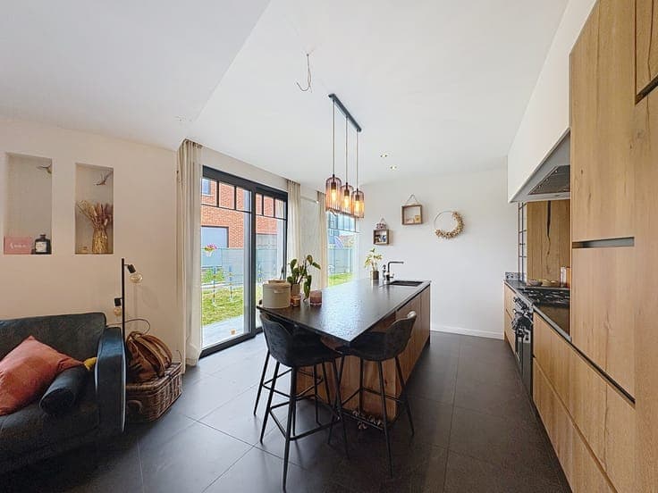 Bright home with open kitchen for sale in Waasmunster
