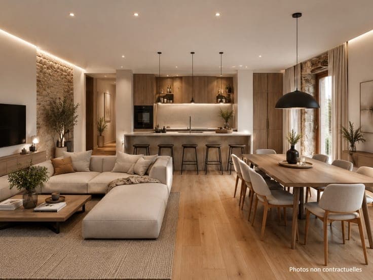 Building with permit for 3 apartments