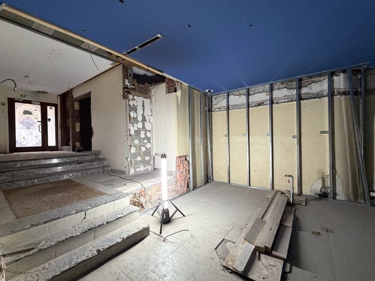 Building with permit for 3 apartments