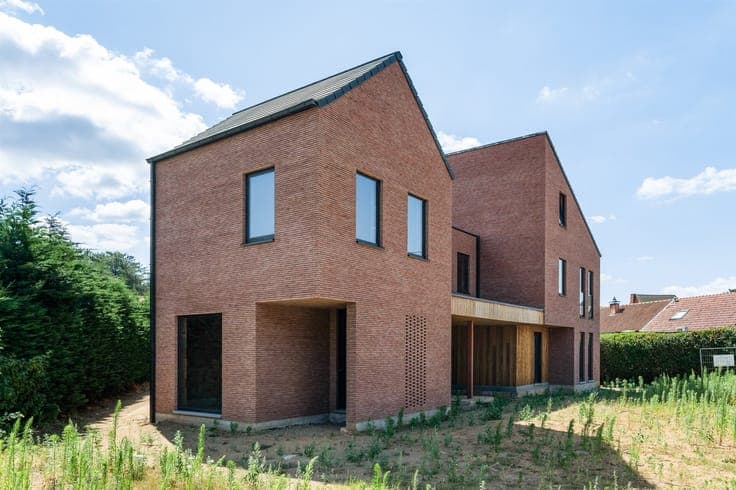Energy-efficient, semi-detached homes