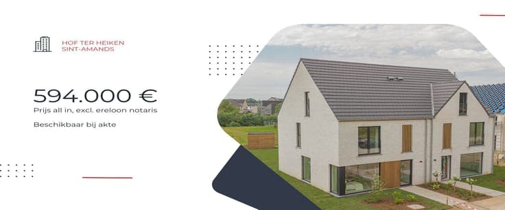 Nieuwbouw woning met 3 slpk, volledig afgewerkt