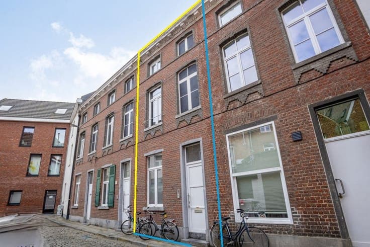 Opbrengsteigendom met 5 studentenkamers op toplocatie in ...