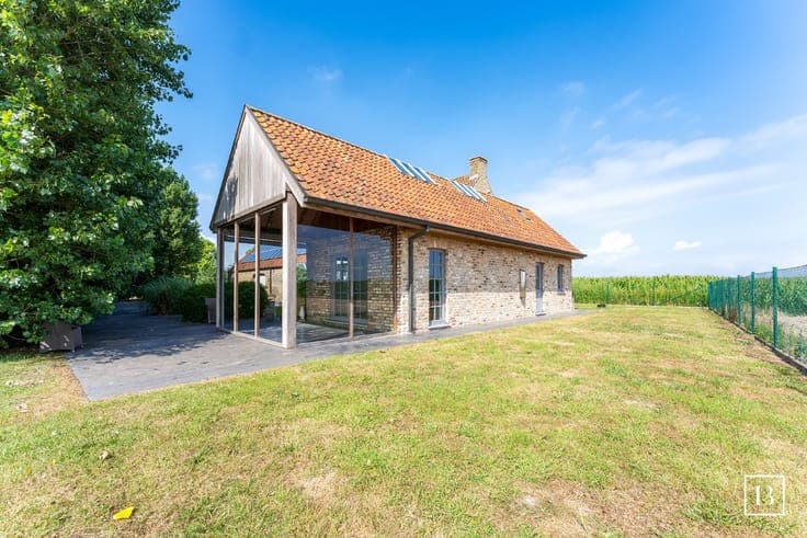 Peacefully located farmhouse with storage space and favor...