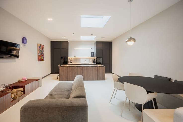 A townhouse with high-quality features