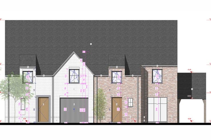 Moderne halfopen nieuwbouwwoning met 4 slaapkamers en 2 b...