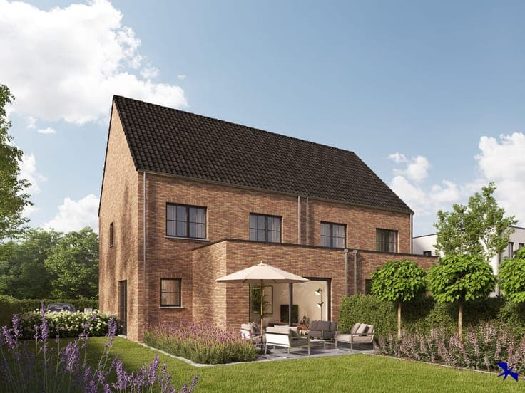 Semi-detached new build house in Tisselt