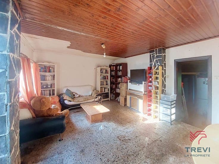 Maison de plain pied, 2 chambres, cave et jardin, et en opti