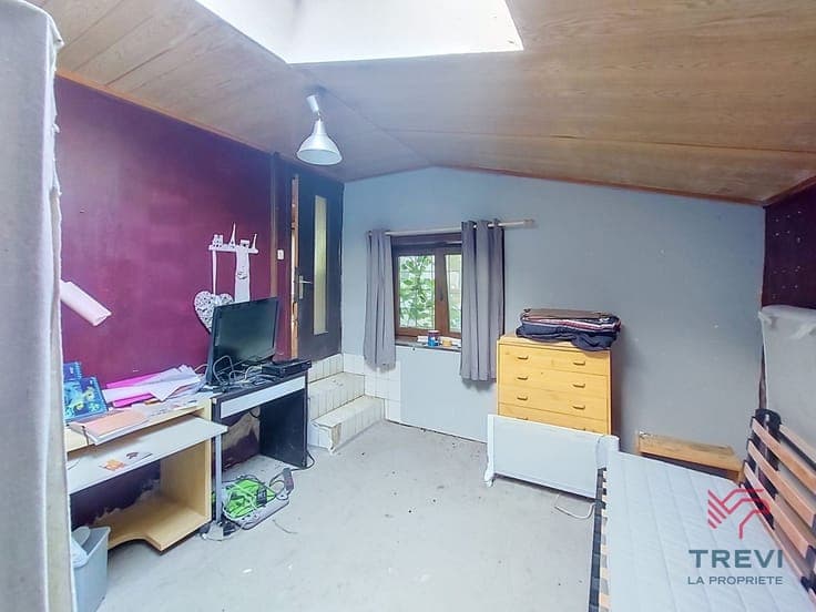 Maison de plain pied, 2 chambres, cave et jardin, et en opti