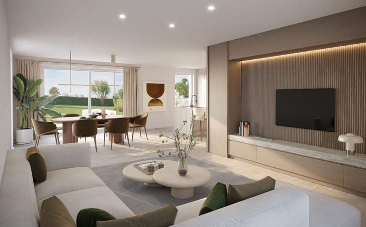 Energy-efficient new-build villa in Ninove (wind- and wat...