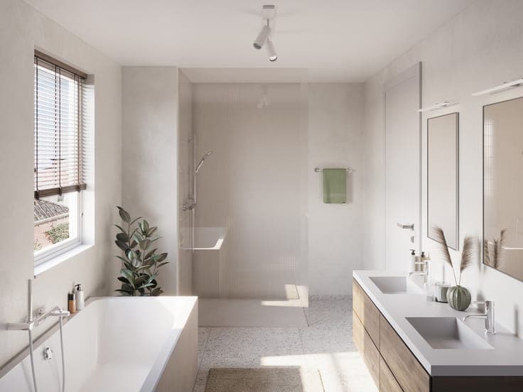 Energy-efficient new-build villa in Ninove (wind- and wat...