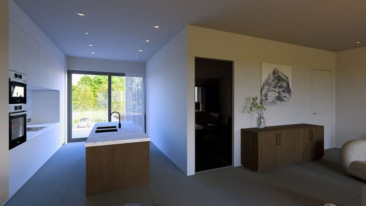 Royale nieuwbouw stapelwoning met 3 kamers op een central...
