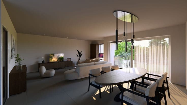 Royale nieuwbouw stapelwoning met 3 kamers op een central...