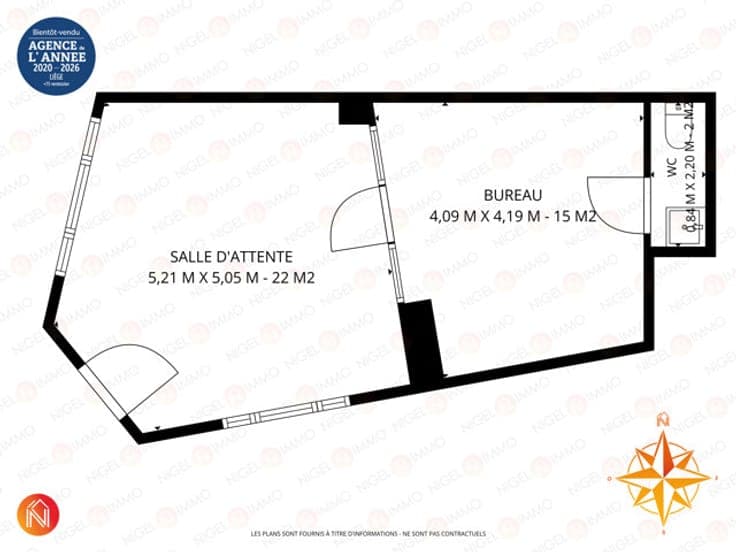 Immeuble loué de 3 unités, 18.900€/an, PEB C-D.
