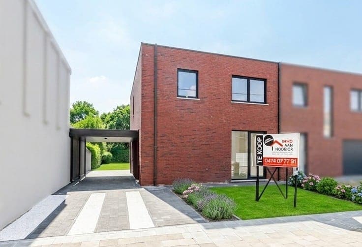 Nieuwbouw HOB - 3 slpkmrs - label A - zonnepanelen.