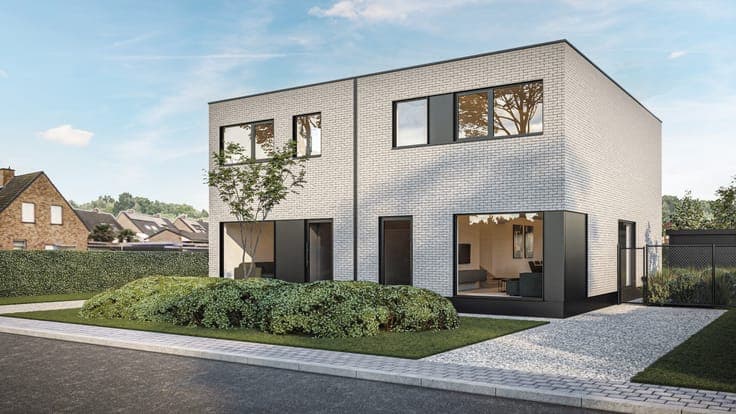 Afgewerkte energiepositieve (EPC -18) nieuwbouwwoning