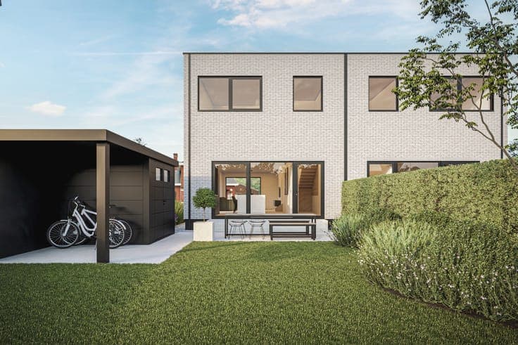 Afgewerkte energiepositieve (EPC -18) nieuwbouwwoning
