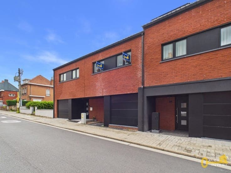 New-build shell house with garage and garden